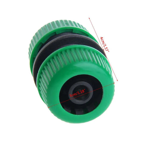 Two Pack Hose Connector Garden Joiner Mender, Quick Repair Connection For Damaged Hoses, Leakproof Splicer, green PP material