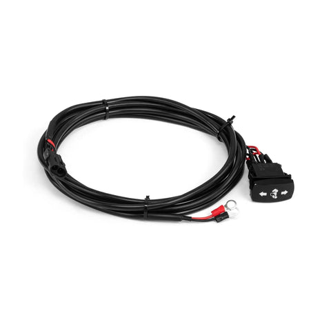 Hassle free wiring harness with rocker switch for Heavy Duty 12Vdc Electric Dump Bed Lift Kit Generating 899 Lbs Force And 11 Point 34 Inch Stroke.