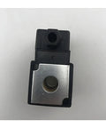 Top Tier Pneumatic Pilot Head Coil K23D Series Solenoid Valve for AC 220V DC 24V Industrial Control Systems front view showing metal and plastic components.