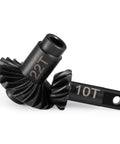 Overdrive Helical Differential Gear Set For Traxxas TRX4M 1 To 18 RC Crawler 10 To 22T gears close-up view