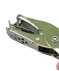 Close-up of 6mm Handheld Single Hole Punch For Paper With Durable Metal Body And Rubber Grip Handle The Go To Tool For School Home Office Campus.