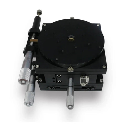 Motorized Rotary Positioning Stage XZR Axis Manual Stage XZR125 L Translation Lifting Rotary Table Three Axis Optical Platform