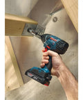 Using Compact 18V One Quarter Inch Hex Impact Driver Bare Tool with LED in cramped space for DIY project
