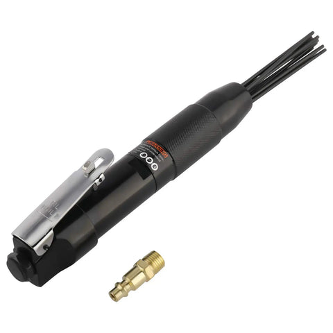 Compact Air Needle Scaler For Rust And Paint Removal Pneumatic Rugged Weld Cleaning Tool with 3.0mm Needles and 180mm Length
