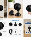 Top Shelf 1080P PTZ Security Camera Featuring Reliable 4G Plus WiFi Connectivity Portable Indoor Outdoor Surveillance Rig With Slick Magnetic Wall Mount And Ample 16GB Storage For Smooth Monitoring on black magnetic base.
