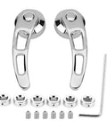 2-Pack Passenger Side Sliding Door Handle for Vintage Cars, Four And A Quarter Inch Exterior Replacement, Easy Install