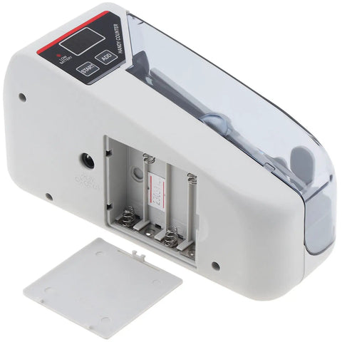 Portable Mini Bill Counter Machine For Cash Currency Lightweight Handy Money Counter Battery Or AC Powered Open Battery Compartment