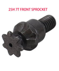 25H 7T front sprocket for mini pocket bike 49cc chain kit
