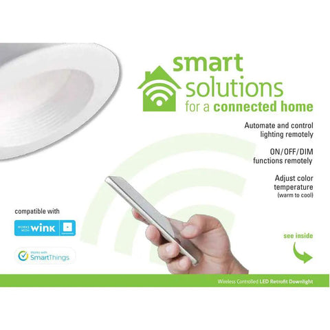 Smart home control card for Plug And Play Zigbee Wireless Smart Integrated LED Recessed Downlight Fixture With Tunable Color Temperature