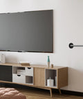FourPiece Silicone Starlink Cable Pass Through Bushings For Three Quarter Inch Wall Holes rugged grommets used for clean cable management behind TV.