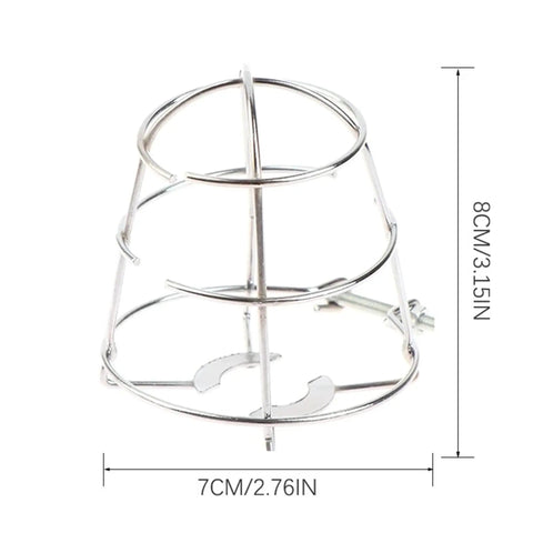 Pair Of Badass Fire Sprinkler Head Guards Made From Rust Resistant Stainless Steel, 8cm height and 7cm width, protective cage.