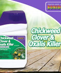 Image of Lawn Friendly Chickweed Clover Oxalis Weed Killer Concentrate 16 Oz With Systemic Action Kills Roots Without Harming Grass