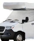 RV Windshield Sun Shade For Solis 59PX 2020 To 2026 Exterior Mounted Windshield Cover For Class C Motorhomes Blocks Sunlight