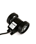 Straight Up Precision Six Digit Digital Programmable Counter Length Meter With Rotary Encoder Measuring Wheel Instrument side view with dual wheels.