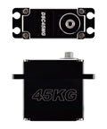 Pro Grade Heavy Duty Digital Steering Servo DSC45MG 45kg Torque Metal Case top and side view for RC builds