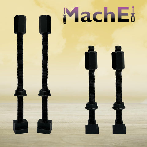 24 Piece Clamp Kit Set M6 For Rotary Tables, Milling Tables, Face Plates And Vertical Slides, shown with threaded rods