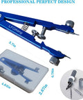 Watch Spring Bar Pliers Tool Kit With Spring Bar Tweezers And 8 Alloy Steel Pins Replacement Pins Set For Easy Strap Removal And Band Repair On Most Watches Blue