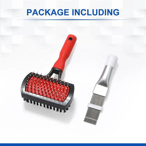 Heavy Duty Air Conditioner Coil Cleaner Brush And Fin Comb Kit Stainless Steel Evaporator Straightener For Hvac Units Knock Out Grime And Flatten Bent Fins Without Breaking A Sweat For Homeowners