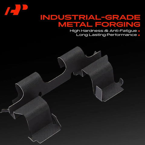 A-Premium Front Disc Brake Hardware Kit For Ford Explorer Taurus Flex Lincoln MKS MKT Perfect For 2006-2012 Models And Keeps Your Brakes Rocking Smooth Without Heavy Duty Complications. industrial-grade forged metal clips