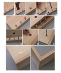 3 In 1 Adjustable Doweling Jig Kit For Woodworking Delivers Dead Nuts Accurate Hole Drilling with alignment holes and dowels in wood.