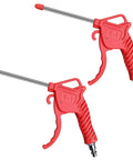 Badass Hella Powerful Double Pack Air Blow Gun Featuring Rubber Guard Nozzle For Compressor Dust Cleaning Car Detailing And Heavy Duty Shop Jobs