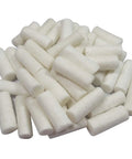 48 Pack Fire Starter Tabs Waterproof Tinder For Camping, Survival, And Campfire Ignition, white cotton fiber, pile view
