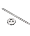 Pro Grade M3 X 0.5mm Metric Tap And Die Set For Thread Repair, all in one round die and tap kit for precise repairs