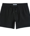 Mens Quick Dry Swim Trunks 5 Inch Board Shorts With Mesh Lining And Zip Pockets Black Medium Dope Fit For Beach Or Pool