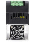 Beefed Up VFD Inverter For Motor Speed Control 0.75KW To 2.2KW 220V/380V 3 Phase Drive 1HP To 3HP Variable Frequency Drive Inverter With CPLD For Smooth Quiet Reliable Motor Tuning, black finned unit with cooling fan