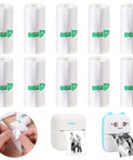 Ten Rolls Mini Thermal Sticker Paper 57 By 25mm Self Adhesive For Mini Printer Sticker Maker And Instant Camera BPA Free Easy Peel Sheets Great For DIY Projects And Labeling Compatible With Two Point Two Inch Printers. Ten white rolls