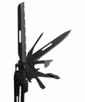 PowerAccess Deluxe All Purpose Heavy Duty Stainless Steel Multi Tool With Nylon Sheath Twenty One Tools Two Knife Blades Can And Bottle Opener