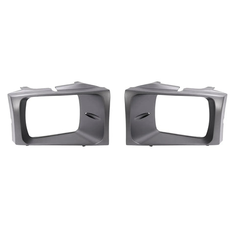 Pair Headlight Bezel Cover For 1999 2004 Ford F Series Super Duty F250 F350 F450 F550 Driver And Passenger Side Replacement Trim