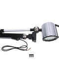 Flex Arm Led Shop Light 24V 18W For Wood Lathe And Drill Press Flicker Free showing aluminum construction and adjustable gooseneck design.
