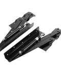 2 Liftable Coffee Table Hinges With Silent Hydraulic Buffer, Heavy Duty Steel Hardware for adjustable height and smooth close