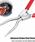 Pro Grade Spring Expansion Tool For Washer Tub Replacement From 2 Inches To 4.1 Inches with safe grip handle shown near a washer