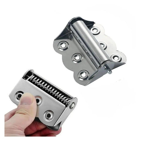 Stainless Steel Butterfly Hinge With Auto Closing Flush Mount Rustproof Spring Cabinet Door Hardware 2 Pack