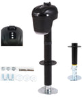 Pafessa USA 12V electric RV tongue jack with touchpad, black, 4,000 lb lift, 18in travel, 4.5in extension