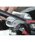 Journeyman Cable Cutter Heavy Duty Beefy One Hand Operation Cuts Up To 4/0 Aluminum AWG 2/0 Soft Copper And 100-Pair 24 AWG Communications Cable With Shear Type Jaws And Gripping Action Made In USA cutting cable
