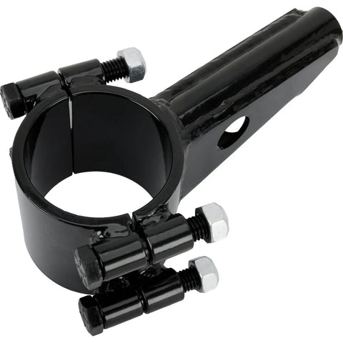 3 Inch Axle Tube Clamp On Bracket For Rear Track Bar Mount, Steel Construction, Fits 3 Inch Diameter Axle Tubes, clamp-on view