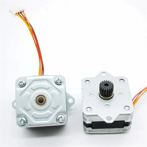 Nema 14 Stepper Motor 35x35mm Frame 1.8 Degree Step 2 Phase 4 Wires 1.2A 0.1N m Torque For CNC Machines And 3D Printers Smooth Precise Motion, front view