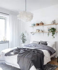 Gotta Have These Solid Flex L Shaped Shelf Brackets With Screws For Wall Mount Floating Shelves Heavy Duty Iron Corner Support Modern Matte Finish Bookshelf Hardware No Sweat Setup Home Decor in a bright bedroom.