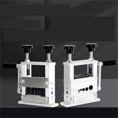 Heavy Duty Wire Stripper Machine Auto Manual Crank Copper Recycling Adjustable Cable Peelers, steel build, manual cranks.