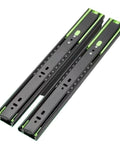 Beefy 12 Inch Drawer Buffer Slide Rail With Hydraulic Damping 45 Drawer Three Section Wardrobe Cabinet Door Track Set Of 2