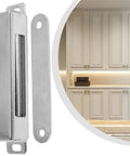 Heavy Duty Magnetic Door Catch 80 lbs 304 stainless steel cabinet latch for cupboards and sliding glass doors RV and boat use