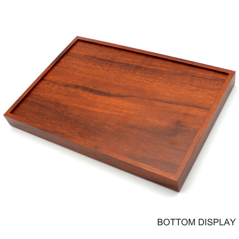 Super Dope 24 Grid Jewelry Organizer Tray Designed For Keeping Necklaces Rings Bracelets Makeup Brushes Keys And Wallets Securely Tucked Away Daily, wooden base.