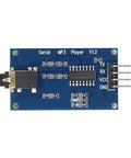 Drop In Ready Uart Control Mp3 Audio Module Delivering Straight Up Crystal Clear Sound For Vehicle Navigation Automation And Industrial Voice Prompts With Hella Reliable Playback For Tinkerers, YX5300 module front view.