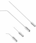 Pressure Washer Nozzle Kit With Needle Tips For Deep Cleaning Narrow Gaps And Corners Four Pack One Quarter Inch Quick Connect One To Two GPM
