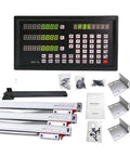 Digital Readout DRO System with three 0 to 1000 mm linear scales for milling machines, lathes, drilling, boring, EDM, wire cutting