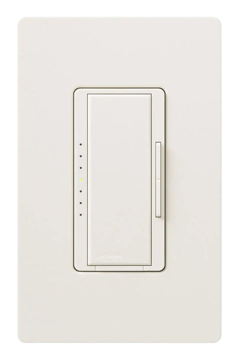 Maestro Electronic Low Voltage Digital Fade Dimmer Switch for Multi Location and Single Pole Control, 600 Watt, Neutral Required, Black Finish