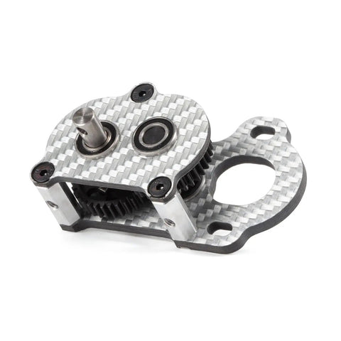 Ridiculously Light Carbon Fiber Portal Transmission Gearbox For 1 To 10 Scale RC Crawlers, Low Center Of Gravity Design